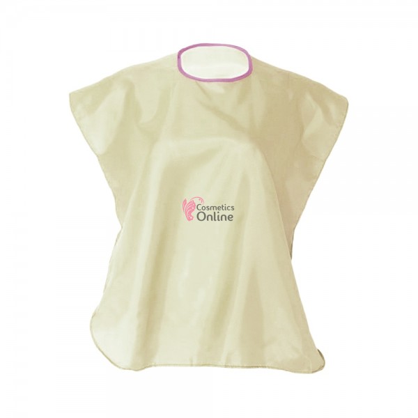 Pelerina de tuns scurta pentru coafor sau frizerie 80x50 Crem